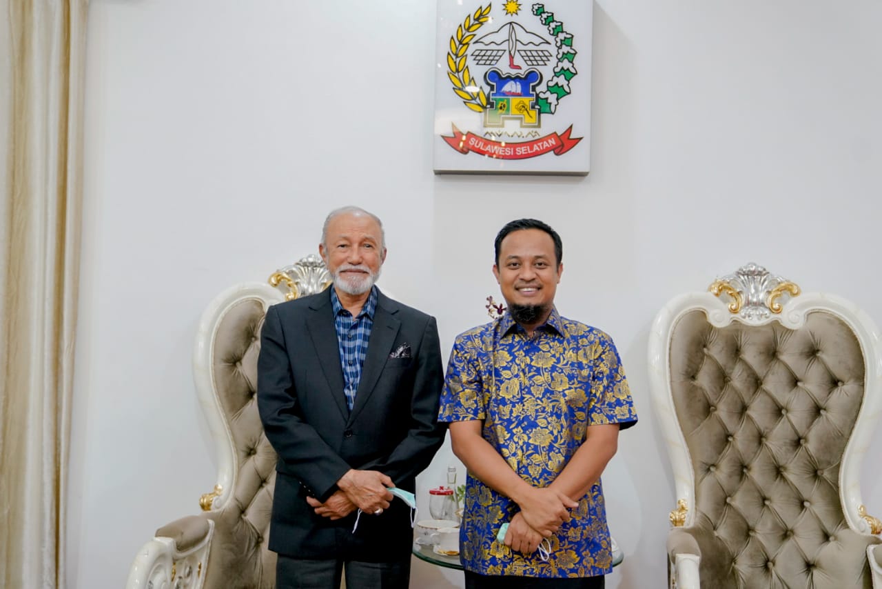 Terima Kunjungan Paduka Yang Mulia Wali Nanggroe Aceh, Gubernur Sudirman Paparkan Wisata Alam Terunggul di Sulsel